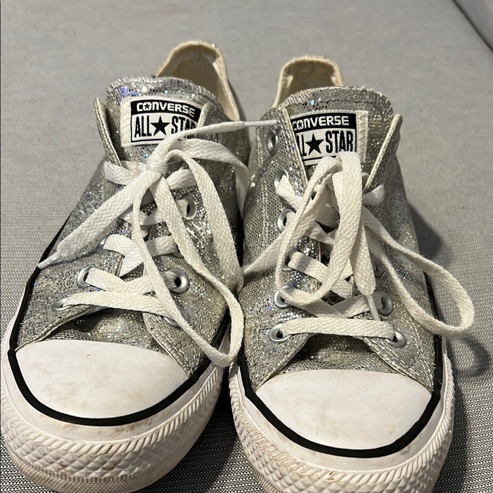 Converse Silver Sparkle All Star’s